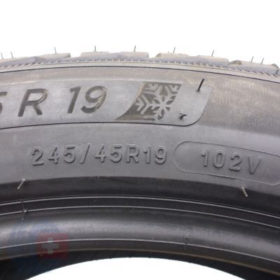 6. 2 x MICHELIN 245/45 R19 102V XL Pilot Alpin 5 Zima 2019 Jak Nowe