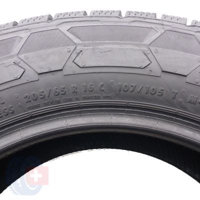 4. 2 x CONTINENTAL 205/65 R16C 107/105T VanContact Winter Zima 2021 6,8-7,8mm