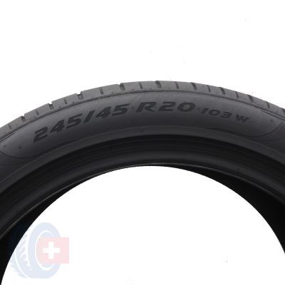 4. Opony 245/45 R20 2x PIRELLI 103W XL PZero BMW Letnie 2021 6,2mm