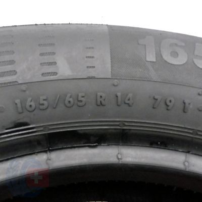 4. 4 x CONTINENTAL 165/65 R14 79T ContiEcoContact 5 Lato DOT17 6,5mm