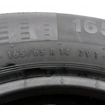 4. 4 x CONTINENTAL 165/65 R14 79T ContiEcoContact 5 Lato DOT17 6,5mm