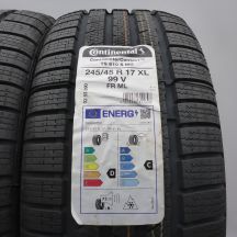 3. Opony 245/45 R17 2x CONTINENTAL 99V XL ContiWinterContact TS810 S M0 Zimowe 2022 