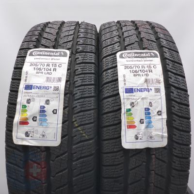 5. Opony 205/70 R15C 4x CONTINENTAL 106/104R VanContact Winter Zimowe 2022 Nieużywane  5. Opony 205/70 R15C 4x CONTINENTAL 106/104R VanContact Winter Zimowe 2022 Nieużywane