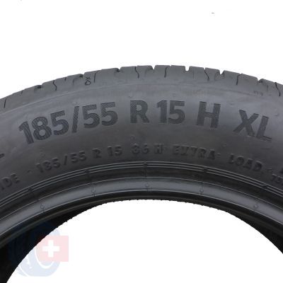 5. 2 x CONTINENTAL 185/55 R15 86H XL EcoContact 6 Lato 2019 /23  6.2mm