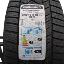 2. 1 x CONTINENTAL 245/40 R18 97V XL ContiWinterContact TS830P RunFlat Zima 2016 Nieużywana