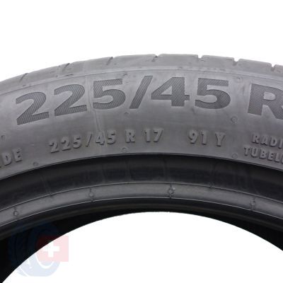 4. 2 x CONTINENTAL 225/45 R17 91Y PremiumContact 6 Lato 6,3-6,5mm 2016/21