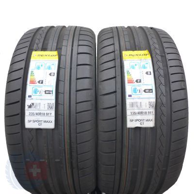 2 x DUNLOP 235/40 R18 91Y SP Sport Maxx GT MO Lato 2018 Jak Nowe