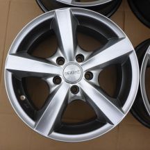 4. 4 x Alufelgi 16 AUDI MERCEDES 5x112 7J ET35 Dezent Germany A4 A6 C-Klasse SLK 