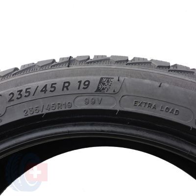 4. 2 x MICHELIN 235/45 R19 99V XL Pilot Alpin 5 Zima 2018, 2020 5,2-5,5mm