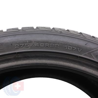 5. Opony 275/40 R22 2x GOODYEAR 107V XL UltraGrip Performance GEN-1 zimowe 7,2mm 2018