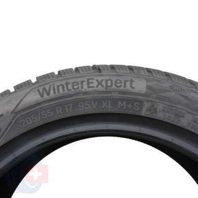 6. 2 x UNIROYAL 205/55 R17 95V XL WinterExpert Zima 2022 Jak Nowe