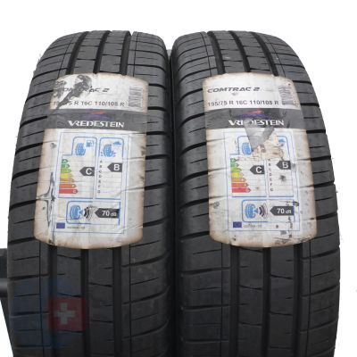 3. Opony 195/75 R16C 4x VREDESTEIN 110/108R Comtrac 2 Letnie 2019 Jak Nowe Nieużywane