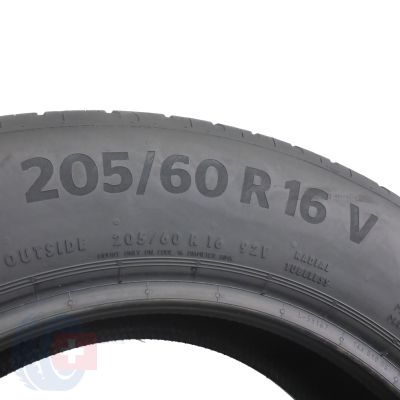 5. 2 x CONTINENTAL 205/60 R16 92V EcoContact 6 Lata 2020 5,2 ; 5,5mm