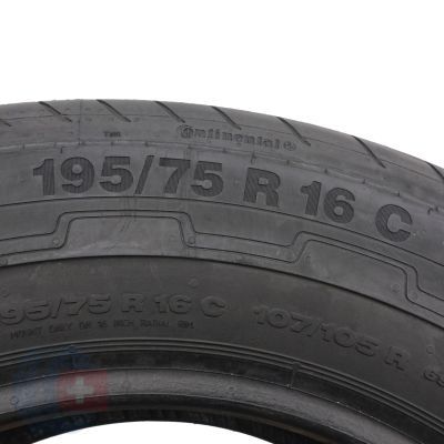 4. 2 x CONTINENTAL 195/75 R16C 107/105R VancoEco Lato 2014 Nieużywane