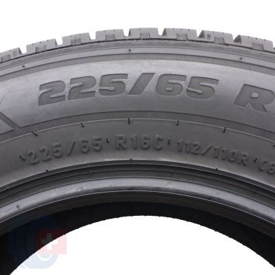 5. 2 x PIRELLI 225/65 R16C 112/110R Carrier Winter 2017 Zima 7,5-7,8mm Jak Nowe