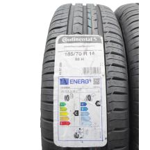 2. Opony 185/70 R14 2x CONTINENTAL 88H ContiPremiumContact 5 Letnie 2022 Jak Nowe