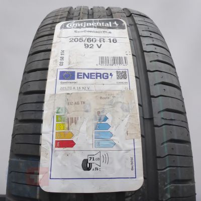 Opony 205/60 R16 1x CONTINENTAL 92V EcoContact 6 Letnia 2022 Opony 205/60 R16 1x CONTINENTAL 92V EcoContact 6 Letnia 2022