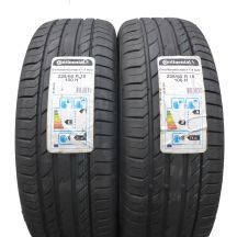 Opony 225/60 R18 2x CONTINENTAL 100H XL ContiSportContact 5 SUV Letnie 2021 Jak Nowe Nieużywane