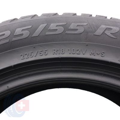 5. 2 x PIRELLI 225/55 R18 102V XL Sottozero 3 Winter AO Zima 6,8-7mm 2021