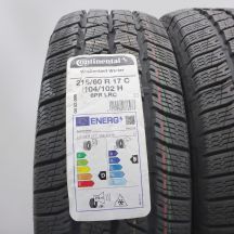 2. Opony 215/60 R17C 2x CONTINENTAL 104/102H VanContact Winter Zimowe 2022 