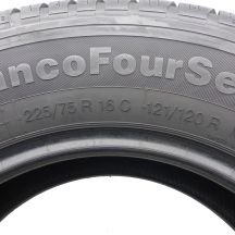 4. Opony 225/75 R16C 2x CONTINENTAL 121/120R VancoFourSeason Letnie m+s 2016 9,2-9,5mm