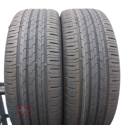 4. Opony 215/55 R17 4x CONTINENTAL 94V EcoContact6 Letnie 2024 Jak Nowe Nieużywane