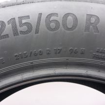 4. Opony 215/60 R17 2x CONTINENTAL 96H EcoContact 6 Letnie 2020, 2021 5,8-6mm