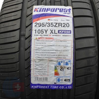 2. Opony 295/35 R20 2x KINFOREST 105Y XL KF550 Letnie 2019 Jak Nowe Nieużywane 