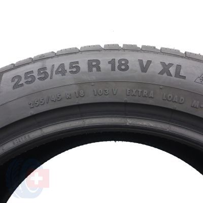 5. Opony 255/45 R18 2x CONTINENTAL 103V XL WinterContact TS850P Zimowe 2020 6,8-7mm