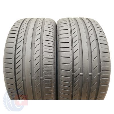 2 x CONTINENTAL 245/40 R18 93Y ContiSportContact 5 A0 Lato 2019 6,2-6,5mm