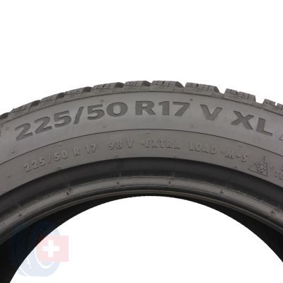 6. 4 x CONTINENTAL 225/50 R17 98V XL WinterContact TS860 Zima 2018 8,2mm Jak Nowe