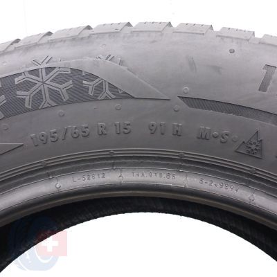 5. 4 x ESA TECAR 195/65 R15 91H SuperGrip Zima 2020 6,2-7,8mm