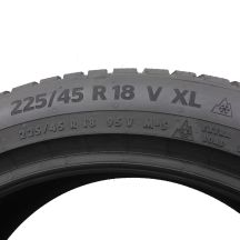 6. 2 x CONTINENTAL 225/45 R18 95V XL WinterContact Ts870P Zima 2021, 2022 Jak Nowe 6,8-7,2mm