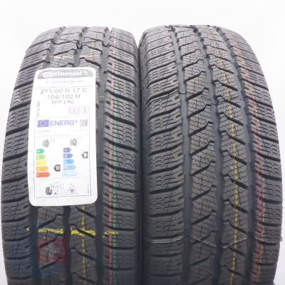 Opony 215/60 R17C 2x CONTINENTAL 104/102H VanContact Winter Zimowe 2022 