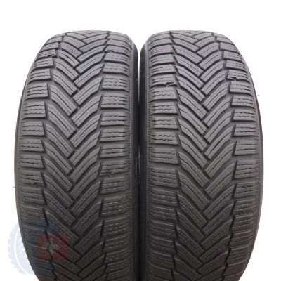 Opony 2x MICHELIN 205/60 R16 92T Alpin 6 Zimowe 2021 Jak Nowe 7,2mm