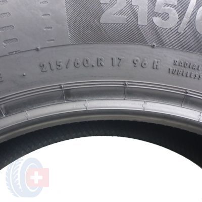 6. 4 x CONTINENTAL 215/60 R17 96H ContiEcoContact 5 Lato DOT20 6,2mm