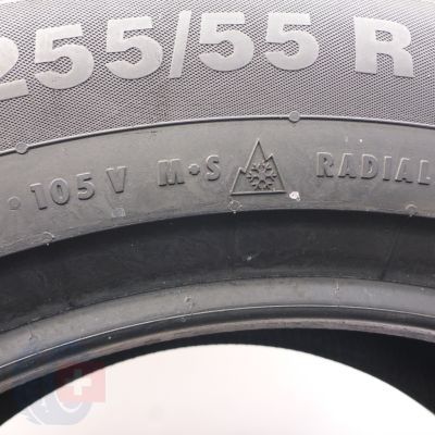 2. Opony 255/55 R18 4x CONTINENTAL 105V ContiWinterContact TS830P SUV NO Zimowe 2014, 2015, 2018 6-6,8mm