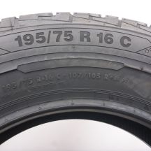 6. Opony 195/75 R16C 2x CONTINENTAL 107/105R ContiVanContact 100 Letnie 2010/20