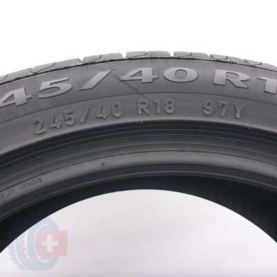 3. Opona 245/40 R18 1x PIRELLI 97Y XL P Zero A0 Letnia 2017 Nieużywana 