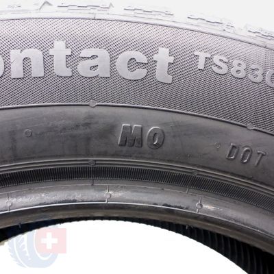 7. 4 x CONTINENTAL 245/50 R18 104V M0 XL ContiWinterContact TS830P Zima 2015, 2016, 2017 6,8-7,2mm