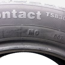 7. 4 x CONTINENTAL 245/50 R18 104V M0 XL ContiWinterContact TS830P Zima 2015, 2016, 2017 6,8-7,2mm