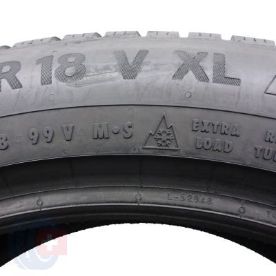 5. Opony 215/55 R18 2x CONTINENTAL 99V XL WinterContact TS 870 P Zimowe 2023 9 i 8,8mm Jak Nowe