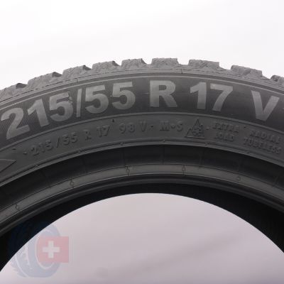 5. Opony 215/55 R17 2x SEMPERIT 98V XL Speed-Grip 5 Zimowe 2024 jak nowe 7,2mm