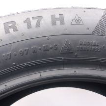 7. Opony 225/55 R17 2x CONTINENTAL 97H WinterContact TS 850 P A0 Zima 2021 Jak Nowe   
