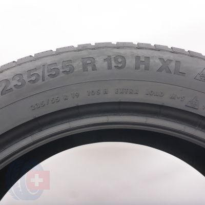 5. Opony 235/55 R19 2x CONTINENTAL 105H XL WinterContact TS850P Zimowe 2021 6,8-7mm