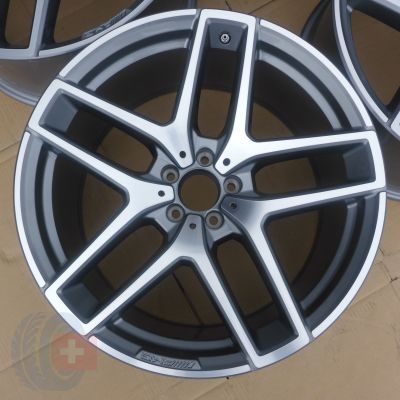 5. 4 x Alufelgi 21 MERCEDES GLE  5x112 Et52,5/38 10/11J Original AMG TPMS