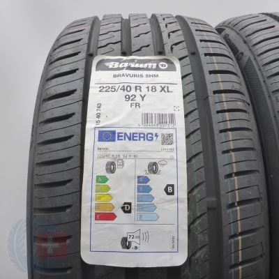 2. Opony 225/40 R18 2x BARUM 92Y XL Bravuris 5 Letnie 2022 
