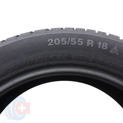 4. 2 x CONTINENTAL 205/55 R18 96H XL  ContiWinterContact TS830P BMW Zima 2022 7,2 ; 8mm