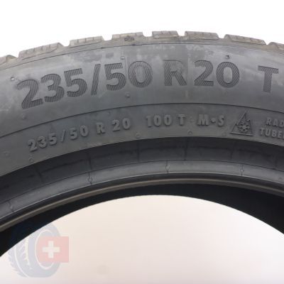 7. Opony 235/50 R20 4x CONTINENTAL 100T WinterContact TS870P Zimowe 2024 Jak Nowe Nieużywane