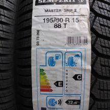 3. 4 x SEMPERIT 195/60 R15 88T Master Grip 2 Zima 2020 NIEUŻYWANE Jak Nowe 